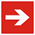 Знак F01-01 200*200 "Направляющая стрелка" пленка ФЭС в Южно-Сахалинске